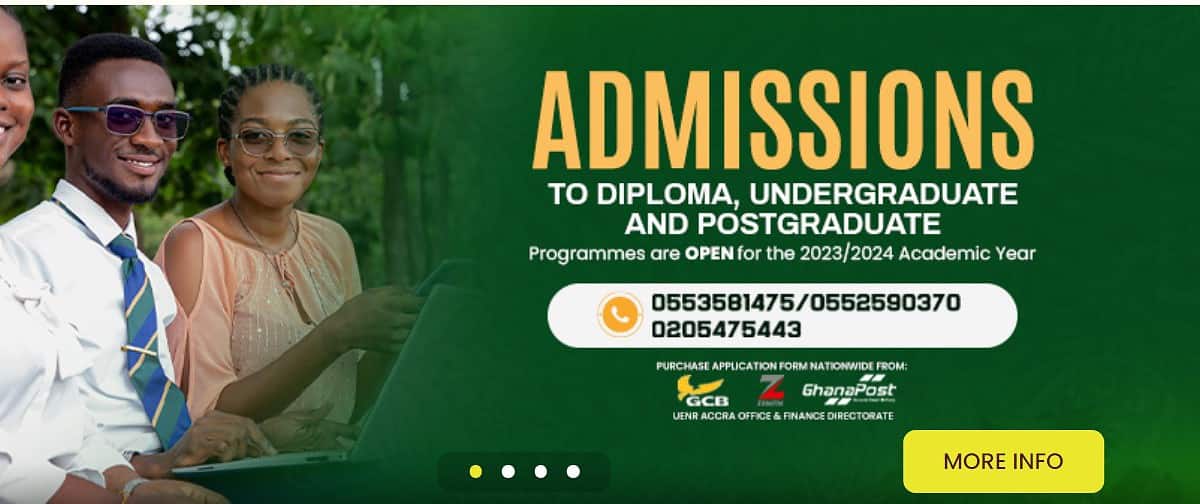 UENR CUT-OFF POINTS AND COURSES FOR THE 2024/2025 ACADEMIC YEAR