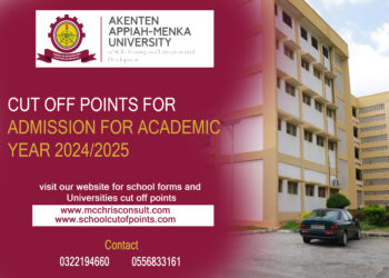 Akenten Appiah-Menka University of Skills Training and Entrepreneurial Development (AAMUSTED) Cut off points and Requirement for Academic year 2024/2025