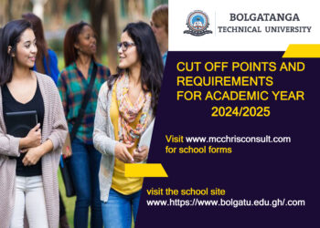 Bolgatanga Technical University Cut off points and Requirement for Academic year 2024/2025