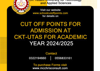 THE CK TEDAM UNIVERSITY FOR TECHNOLOGY AND APPLIED SCIENCES CUT OFF POINTS AND REQUIREMENT FOR ACADEMIC 2024/2025.