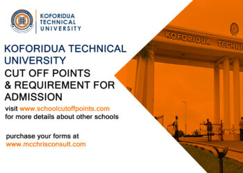 KOFORIDUA TECHNICAL UNIVERSITY COURSES, CUT OFF POINTS AND REQUIREMENTS FOR ACADEMIC YEAR 2024 / 2025.