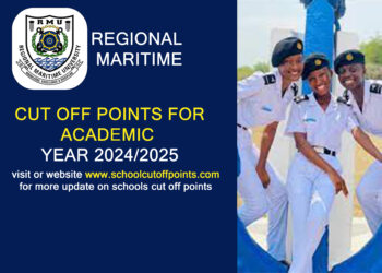 REGIONAL MARITIME (RMU) CUT-OFF POINTS FOR UNDERGRADUATE ADMISSIONS