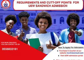 UNIVERSITY OF EDUCATION WINNEBA SANDWICH EDUCATION CUT OFF POINTS AND COURSES FOR ACADEMIC YEAR 2024/2025.