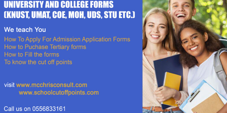 UNIVERSITY AND COLLEGE FORMS (KNUST, UMAT, COE, MOH, UDS, STU ETC.)