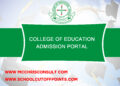 COLLEGE OF EDUCATION ONLINE ADMISSION PORTAL.