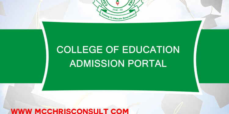 COLLEGE OF EDUCATION ONLINE ADMISSION PORTAL.